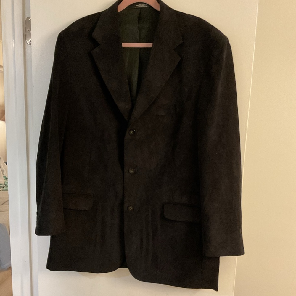 Black Suede Blazer